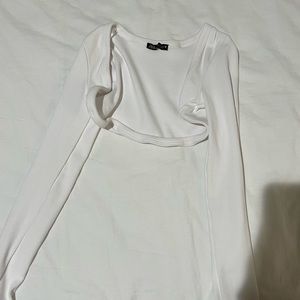 zara white mini cardigan
